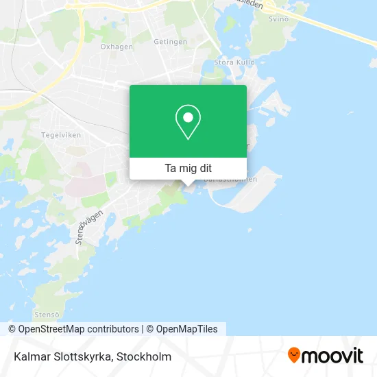 Kalmar Slottskyrka karta