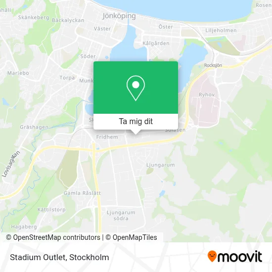 Stadium Outlet karta