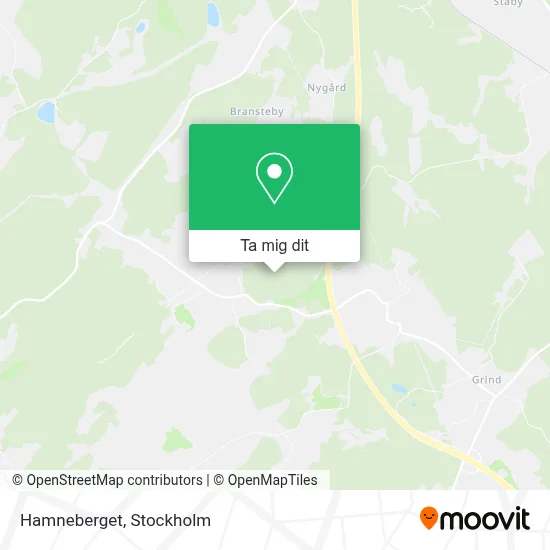 Hamneberget karta