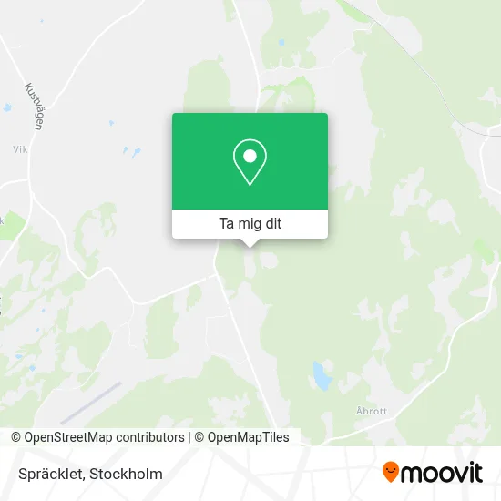 Spräcklet karta