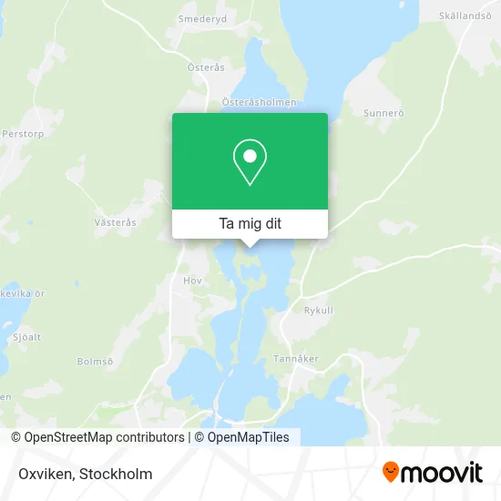 Oxviken karta