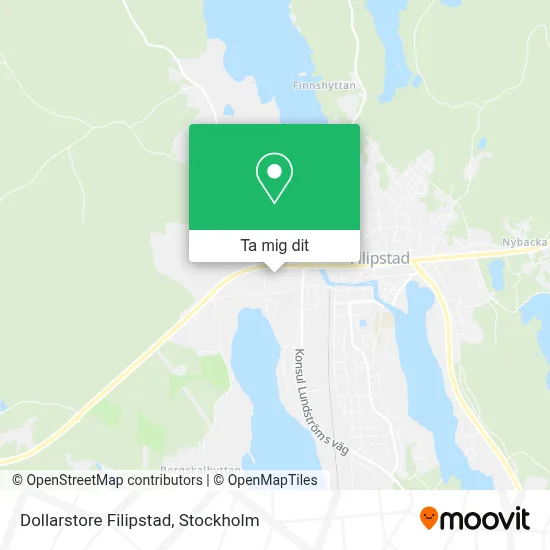 Dollarstore Filipstad karta