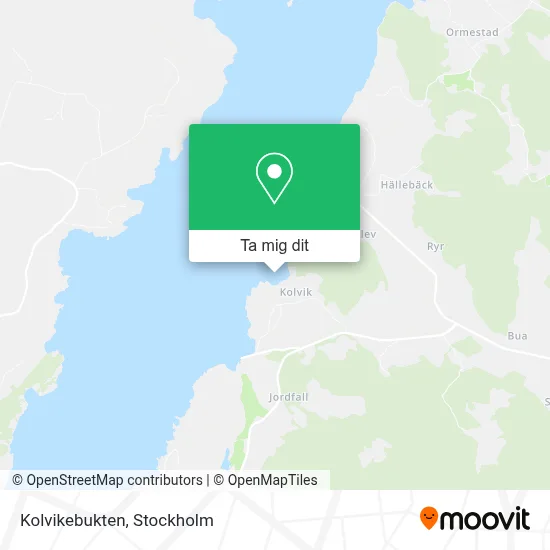 Kolvikebukten karta
