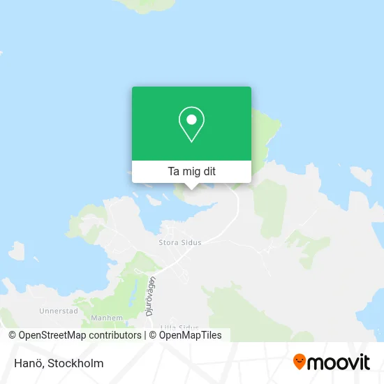 Hanö karta