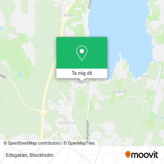 Edsgatan karta