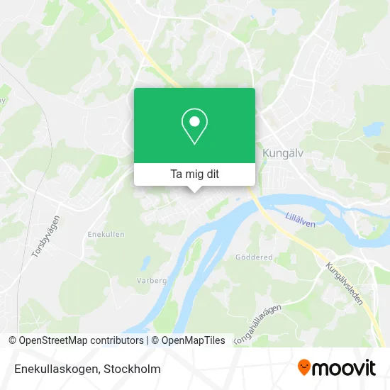 Enekullaskogen karta