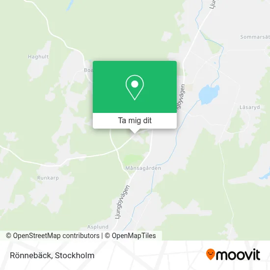Rönnebäck karta