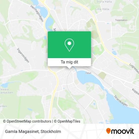 Gamla Magasinet karta