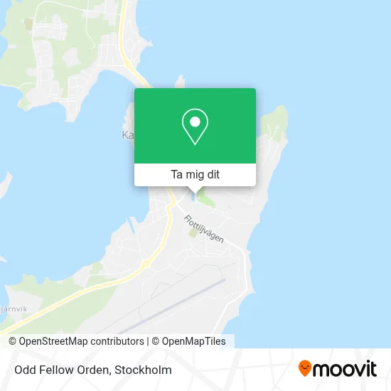 Odd Fellow Orden karta