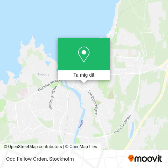 Odd Fellow Orden karta