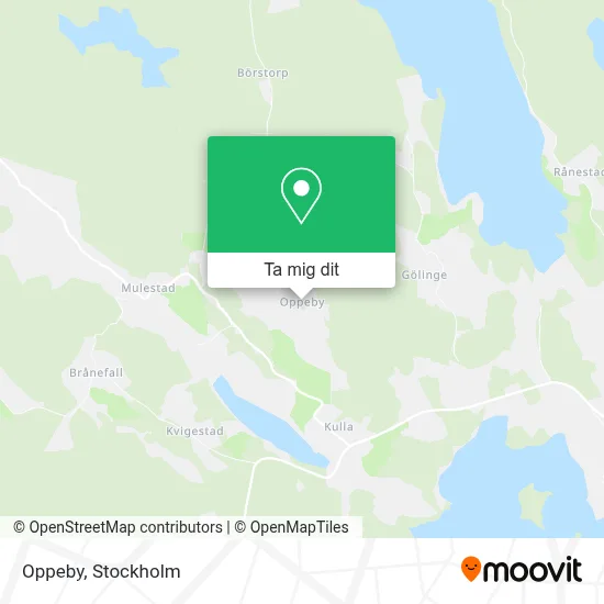 Oppeby karta