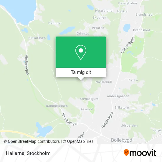 Hallarna karta