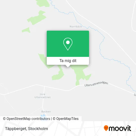 Täppberget karta