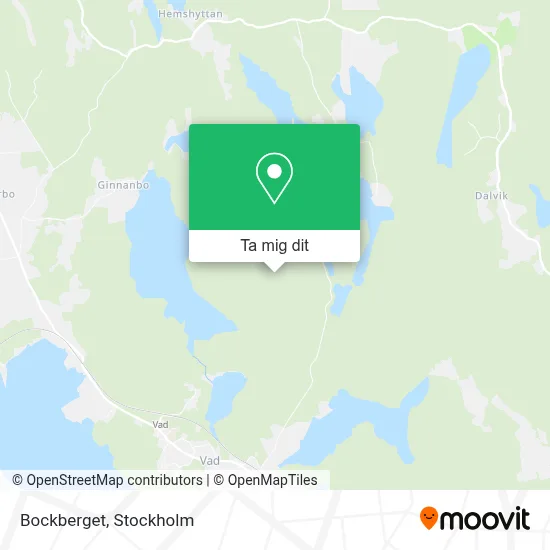 Bockberget karta