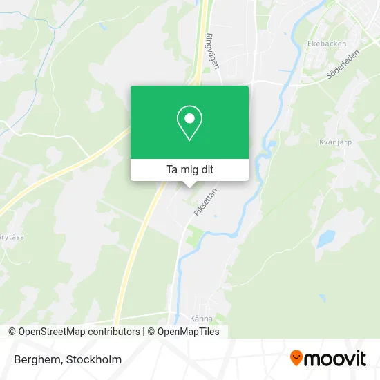 Berghem karta