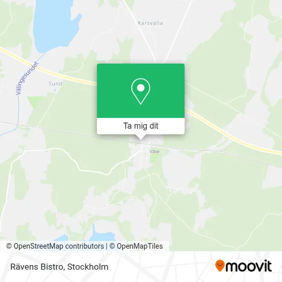 Rävens Bistro karta