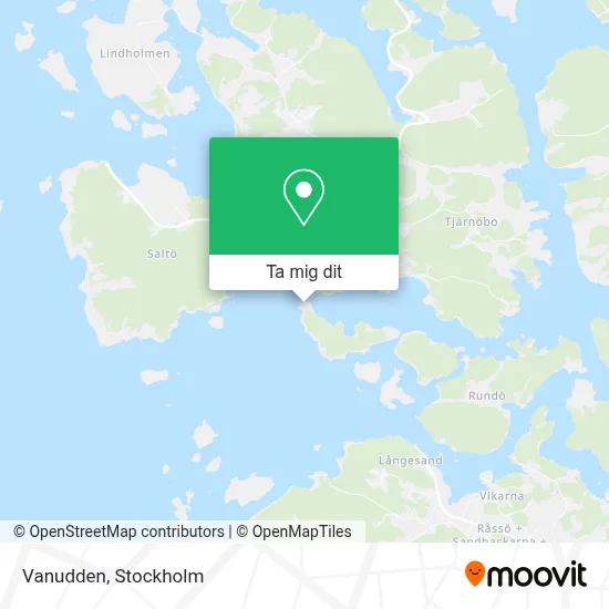 Vanudden karta