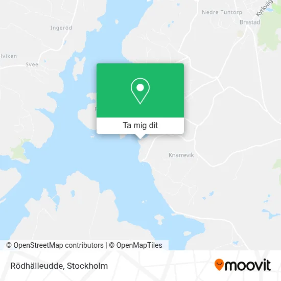 Rödhälleudde karta