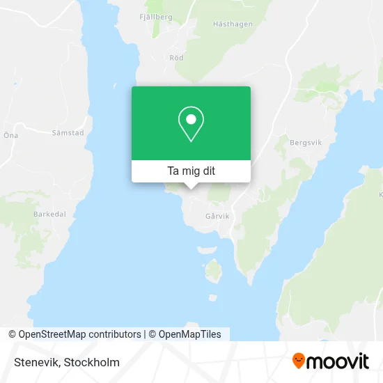 Stenevik karta
