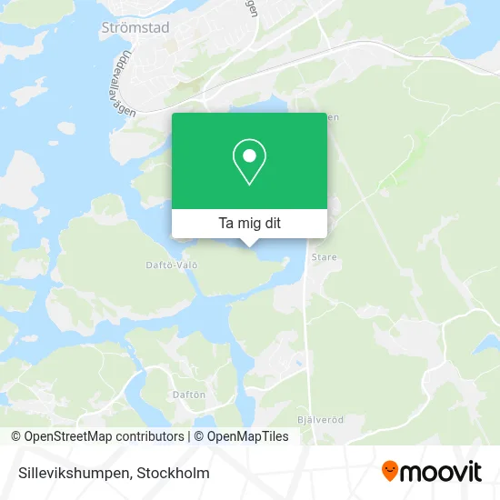 Sillevikshumpen karta