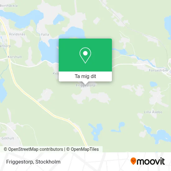 Friggestorp karta