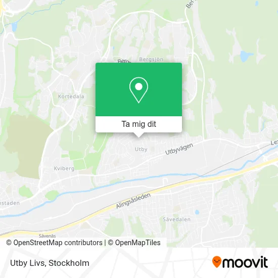 Utby Livs karta