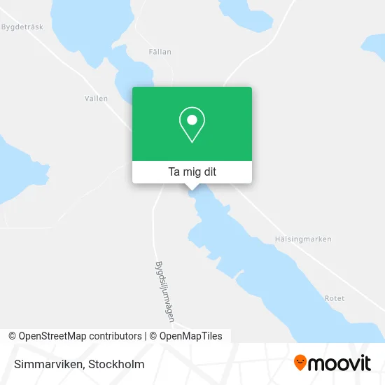 Simmarviken karta