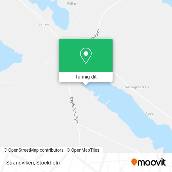 Strandviken karta