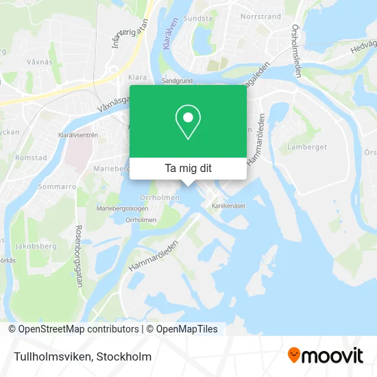 Tullholmsviken karta