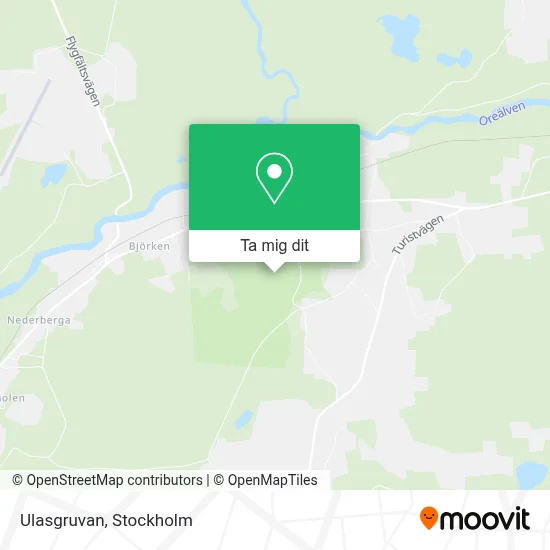 Ulasgruvan karta