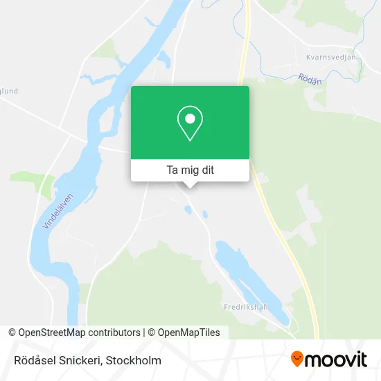 Rödåsel Snickeri karta