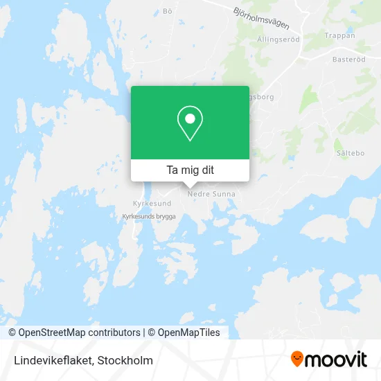 Lindevikeflaket karta