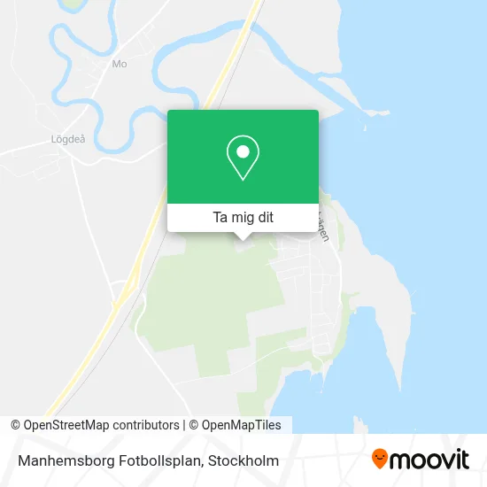 Manhemsborg Fotbollsplan karta