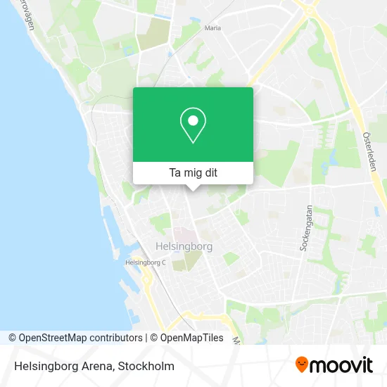 Helsingborg Arena karta