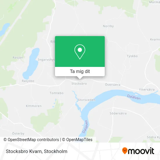 Stocksbro Kvarn karta