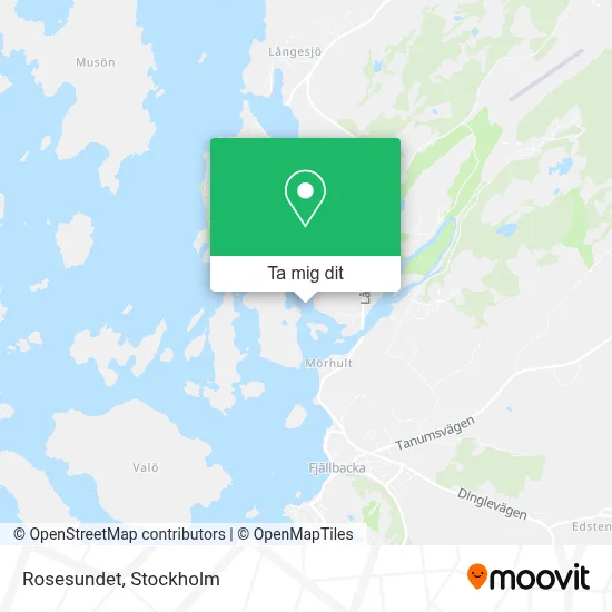 Rosesundet karta