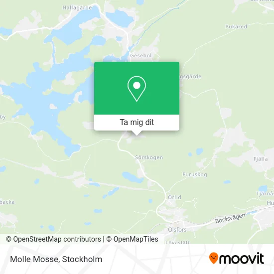 Molle Mosse karta