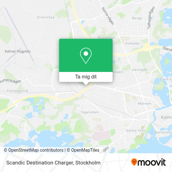 Scandic Destination Charger karta