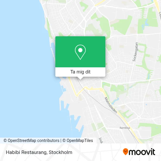 Habibi Restaurang karta