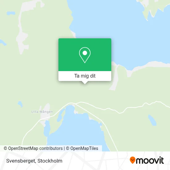 Svensberget karta