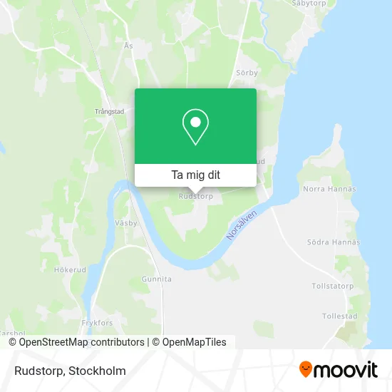 Rudstorp karta