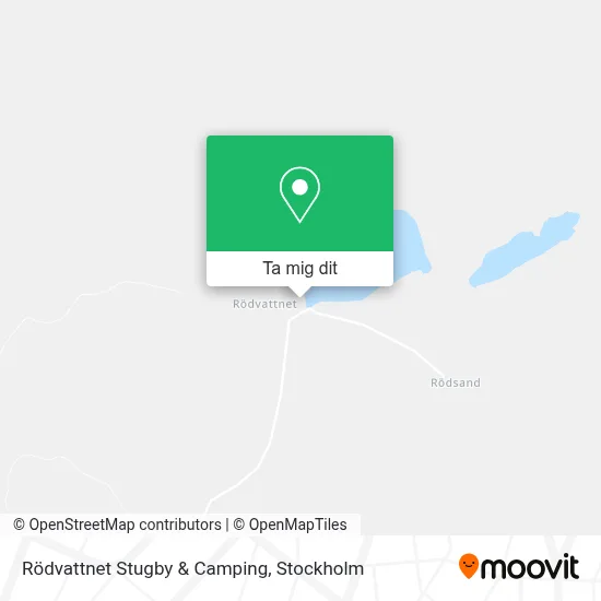 Rödvattnet Stugby & Camping karta