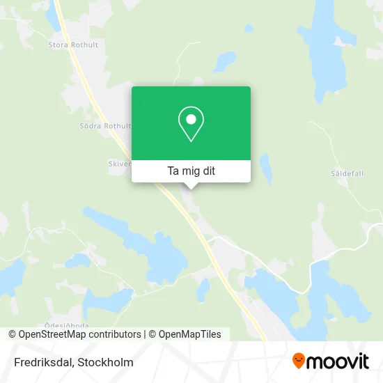 Fredriksdal karta