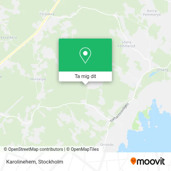 Karolinehem karta