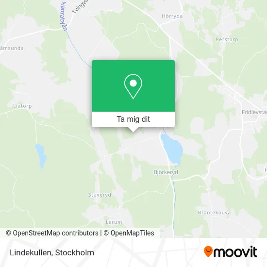 Lindekullen karta