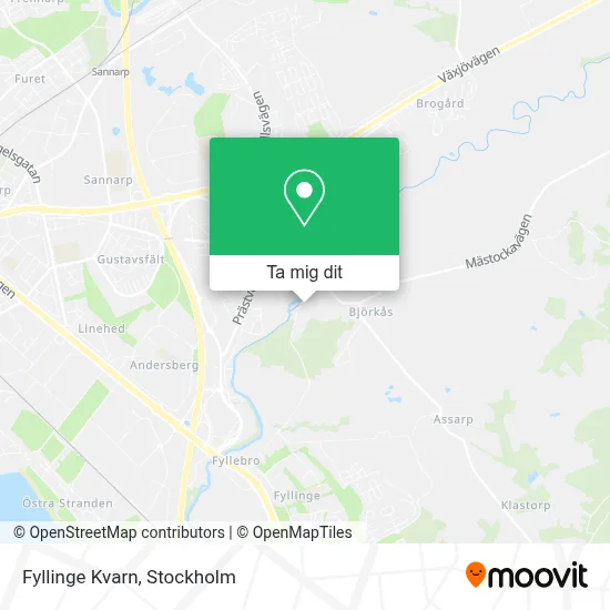 Fyllinge Kvarn karta