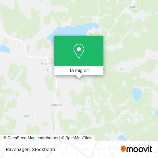 Rävehagen karta
