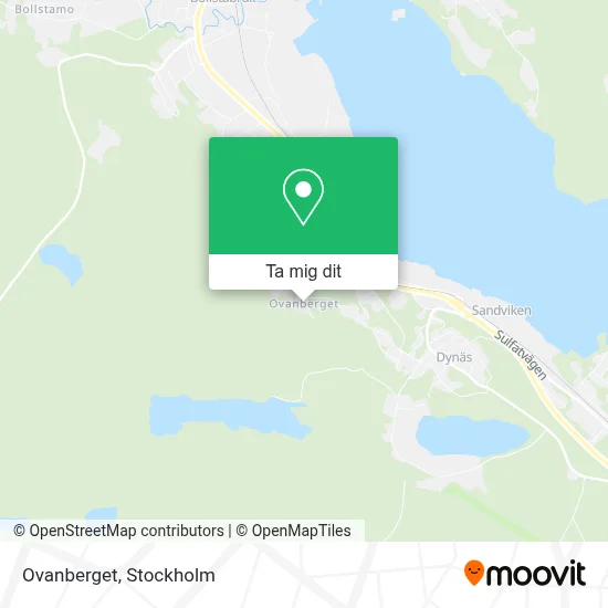 Ovanberget karta