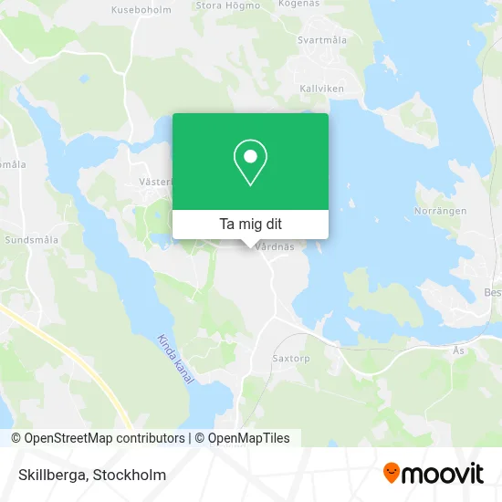 Skillberga karta