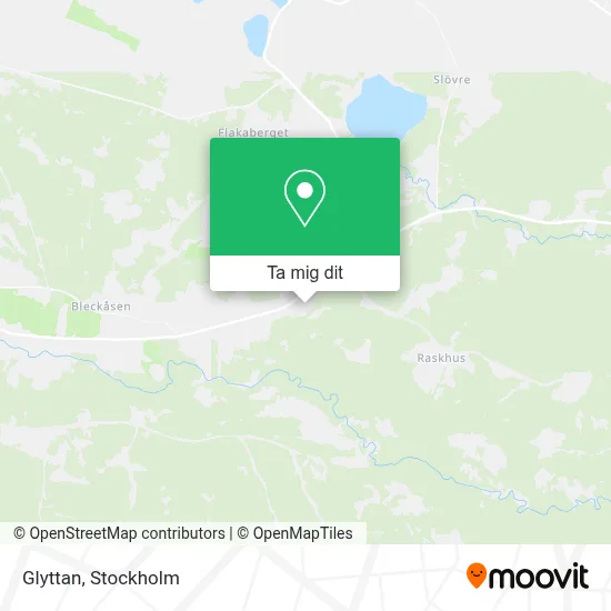 Glyttan karta